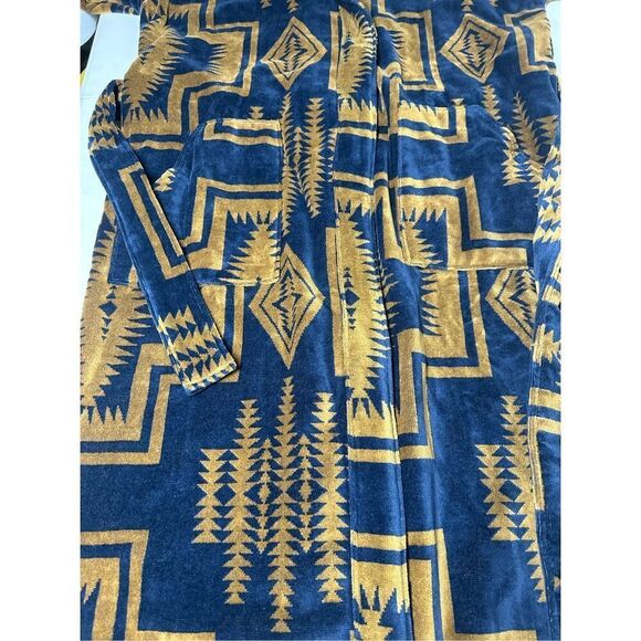 NWT Pendleton UNISEX HARDING COTTON TERRY VELOUR ROBE Size S/M - Picture 15 of 16